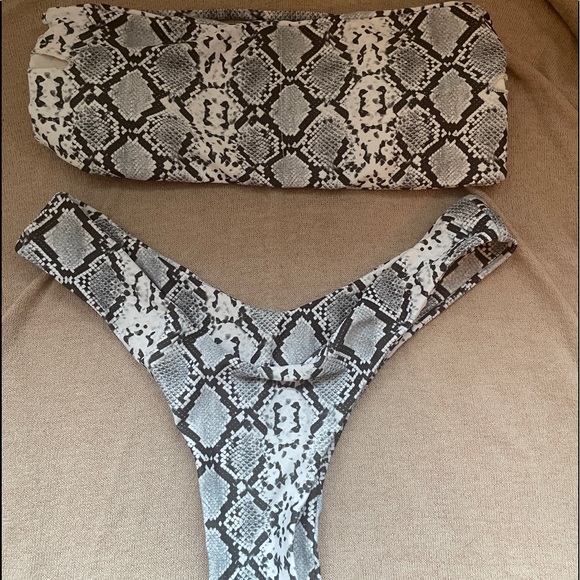 Other - Snake skin thong bikini